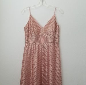 Rose gold Weddington Way bridesmaid dress